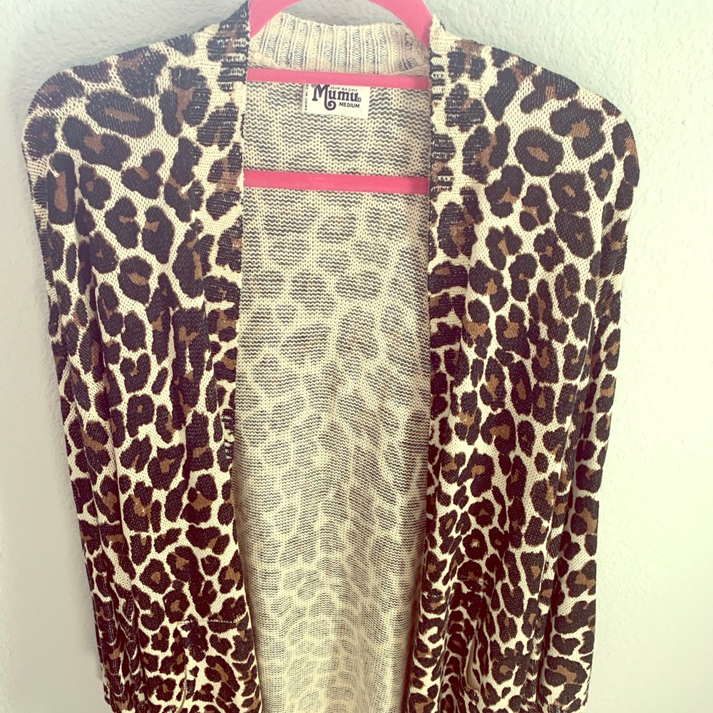 Adorable! Show Me Your Mumu leopard cardigan